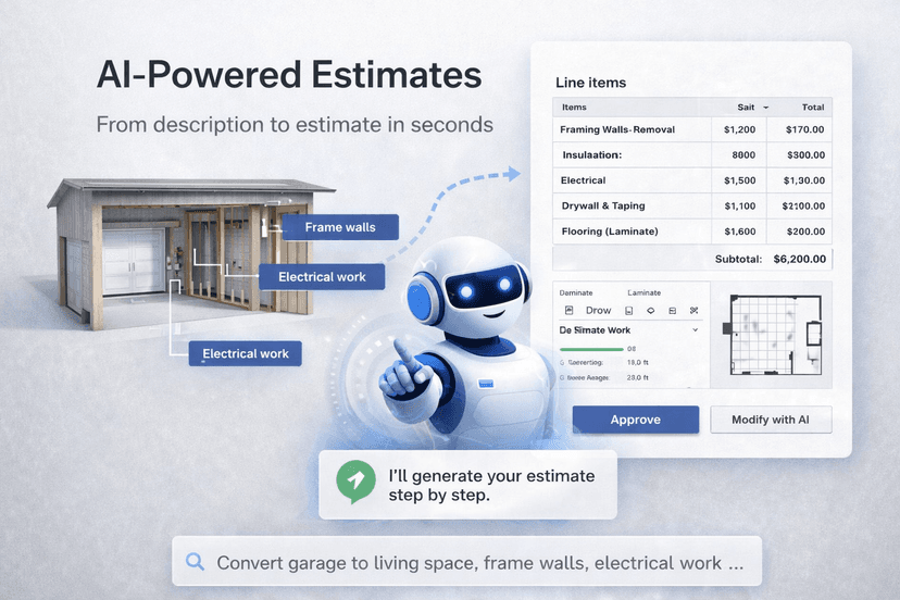 AI-powered estimates